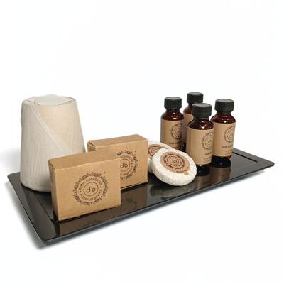 Black Amenities Tray 30x15cm